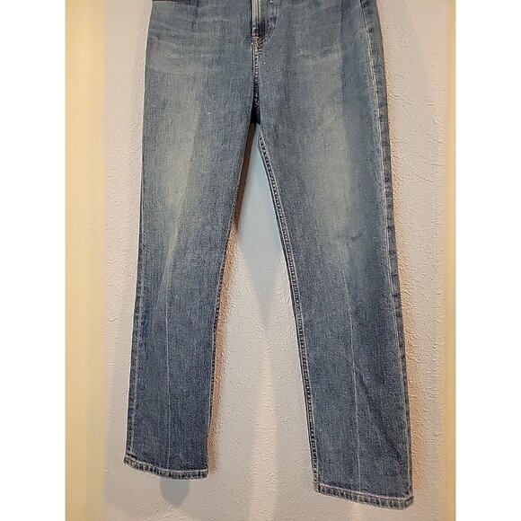 Everlane Jeans Size 28 Women The High Rise Straight Jean Medium Wash Organic - Picture 3 of 7